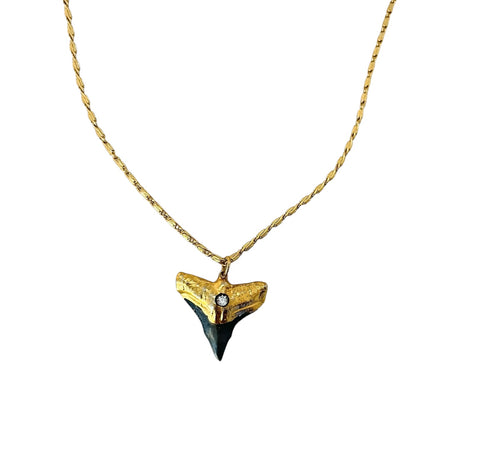Gold // Charcoal Finley Necklace