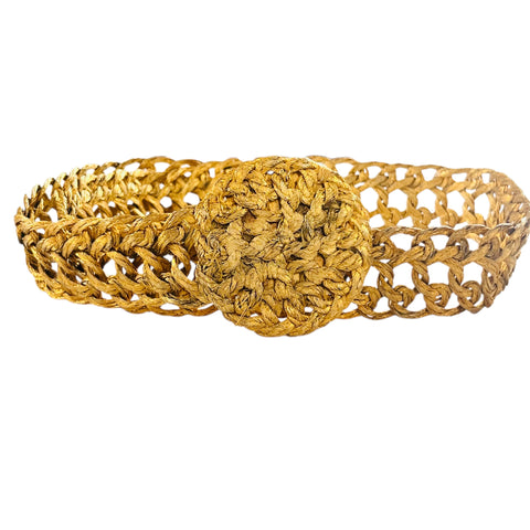 Golden Crochet Belt
