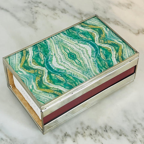 Green Matchbox Cover