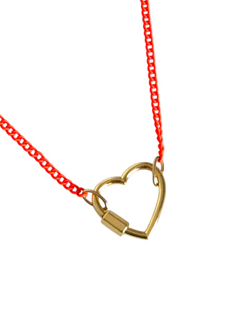 Gold Heart - Orange