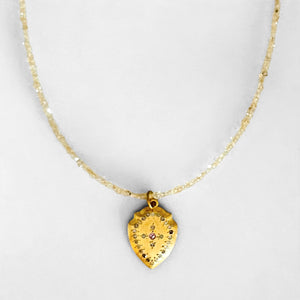 Elizabeth Shield Necklace