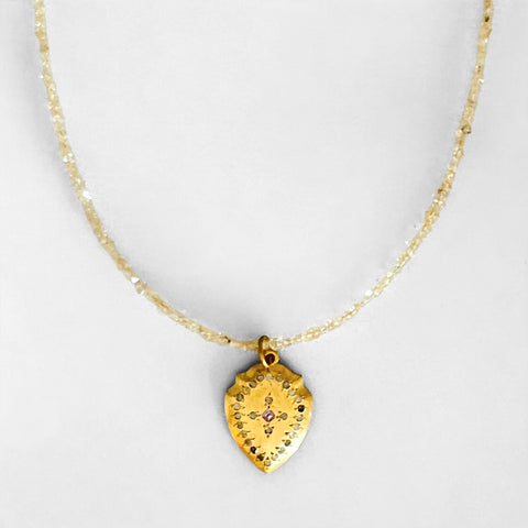 Elizabeth Shield Necklace
