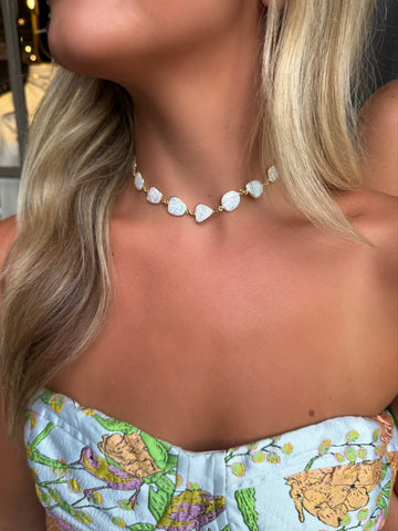 Gold Opal Choker