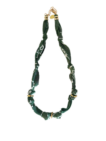 Army Green // Gold Bandanna