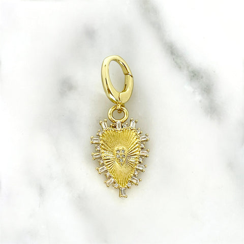 Crystal Heart Charm