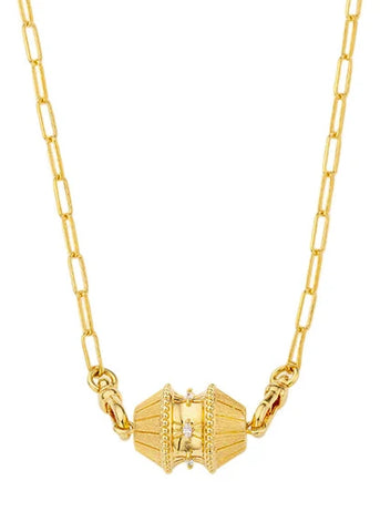 Big Gold Talisman Necklace