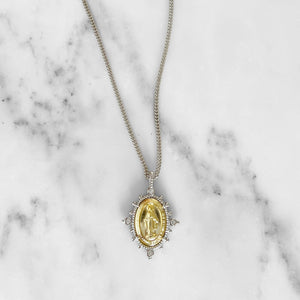 Mary Necklace (Mixed Metal)