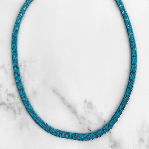 Blue Cross Choker