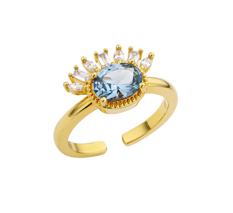 Blue Lady Ring