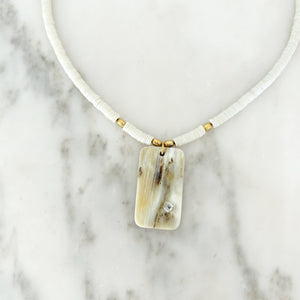 White Sundance Necklace