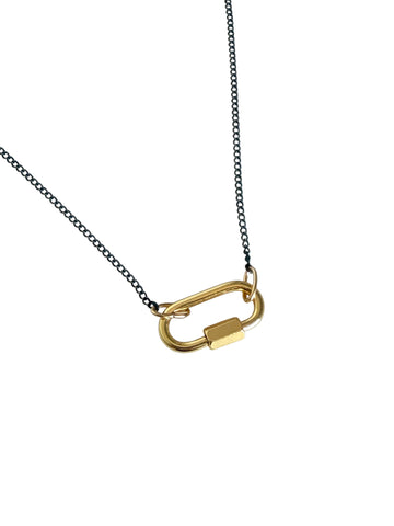 Gold Lock - Navy