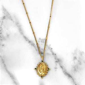 Mary Necklace (Green)
