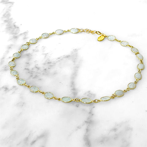 Hallie Opal Necklace