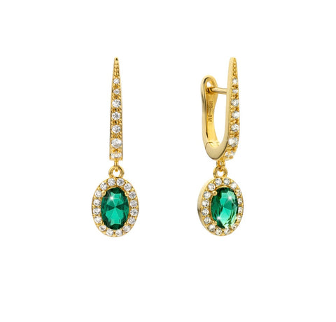Green Dynasty Earrings
