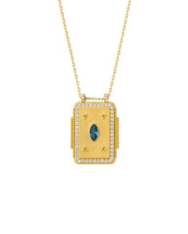 Blue Mystic Boheme Necklace