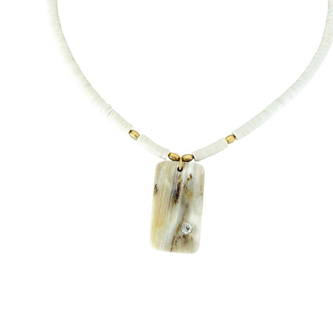 White Sundance Necklace