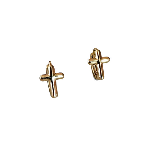 Gold Cross Huggies