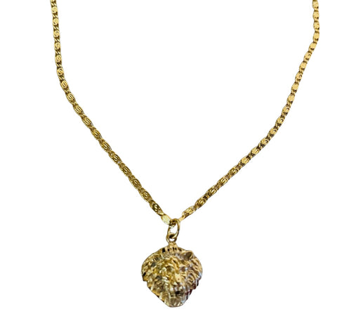 Gold Lion of Judah Necklace