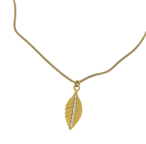 Gold Leaf Necklace