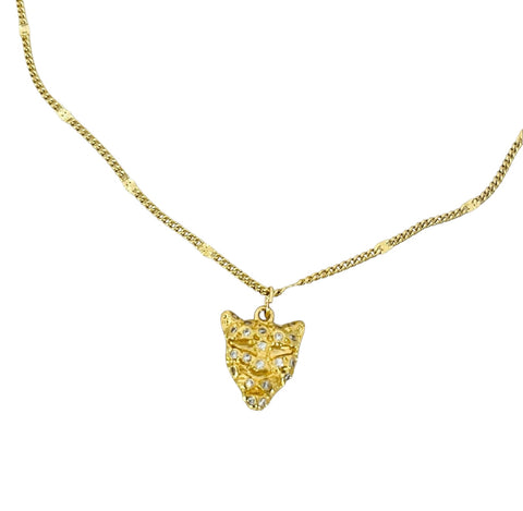 Gold Jaguar Necklace