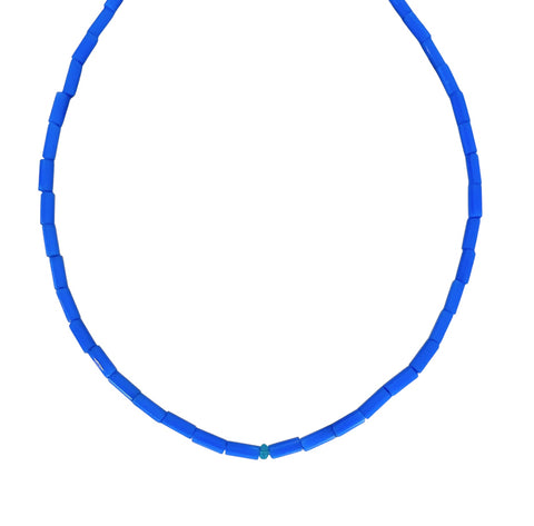 Periwinkle Trade Bead Choker