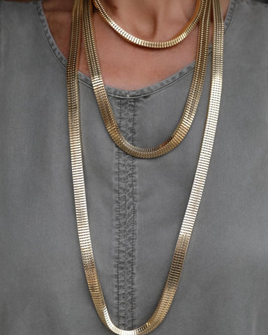 Long Gold Sienna Necklace