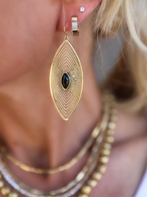 Onyx Miles Earrings
