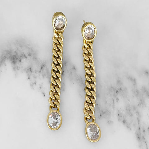 Gold Elaine Earrings