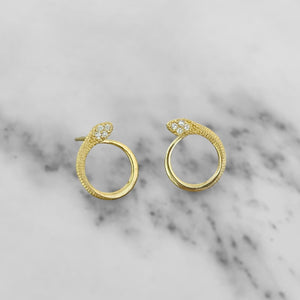 Round Snake Studs