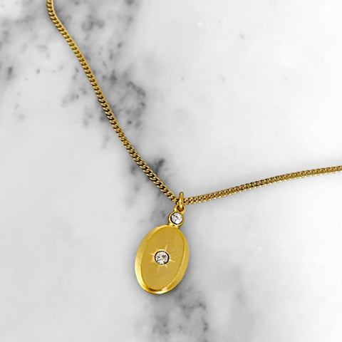 Gold Juniper Necklace