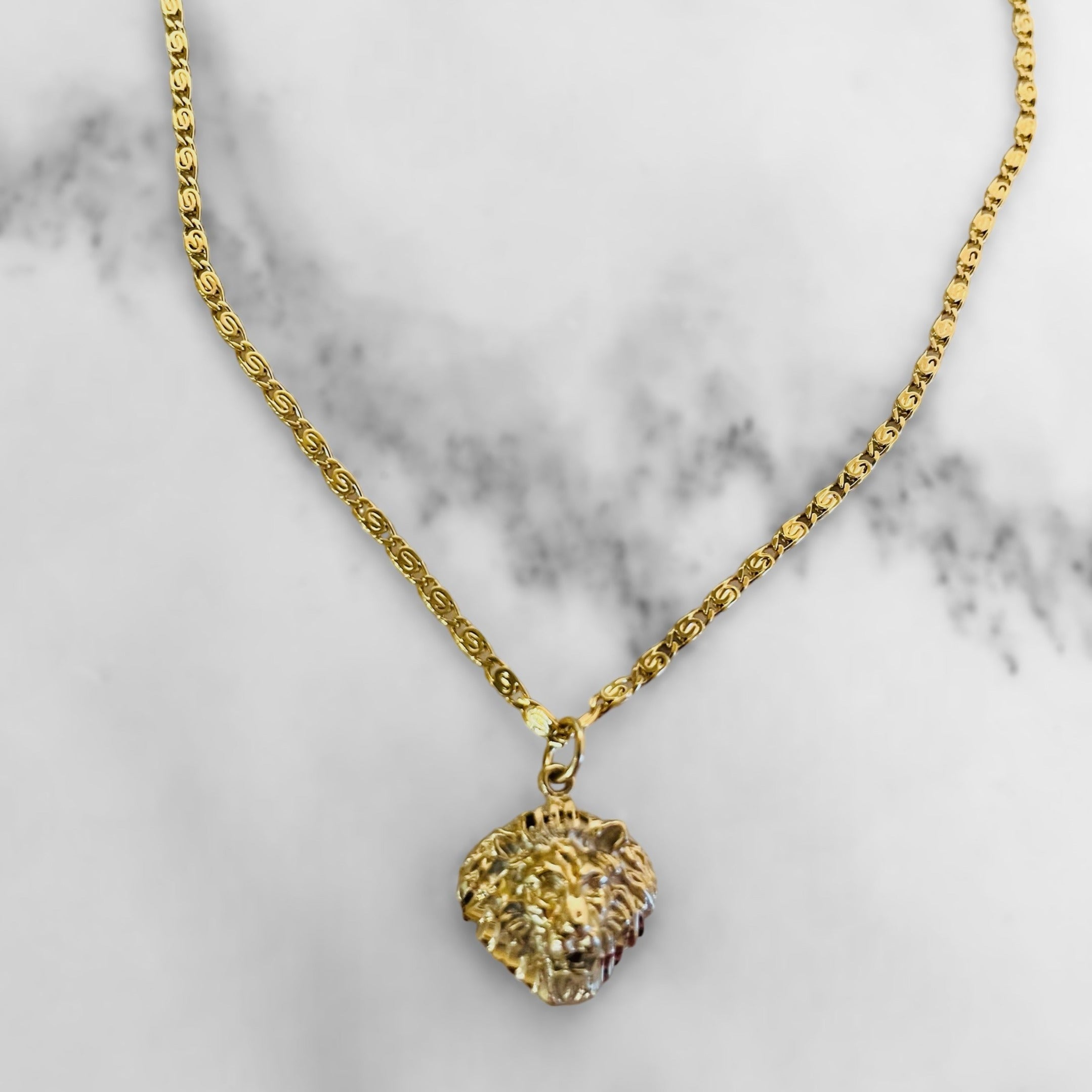 Gold Lion of Judah Necklace SHALLA WISTA STUDIO