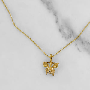 Gold Butterfly Necklace