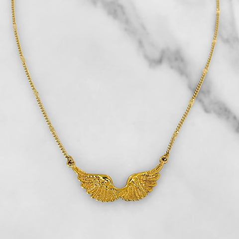 Gold Wings Necklace