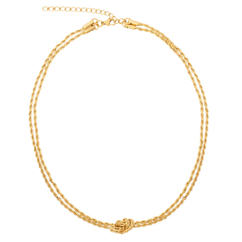 Gold Cleo Necklace