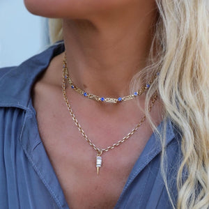 Blue Florence Choker