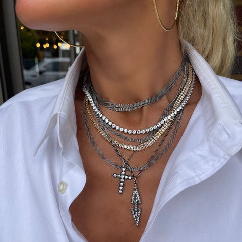 Silver Kim Necklace