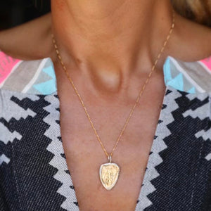 Gold // Silver Guardian Angel Necklace