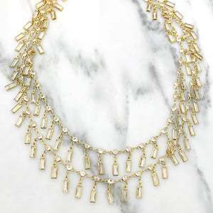 Double Gold Everest Necklace
