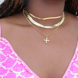 Best Selling Gold Quatrefoil Necklace