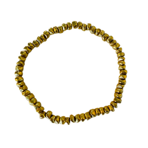 Gold Nugget Bracelet