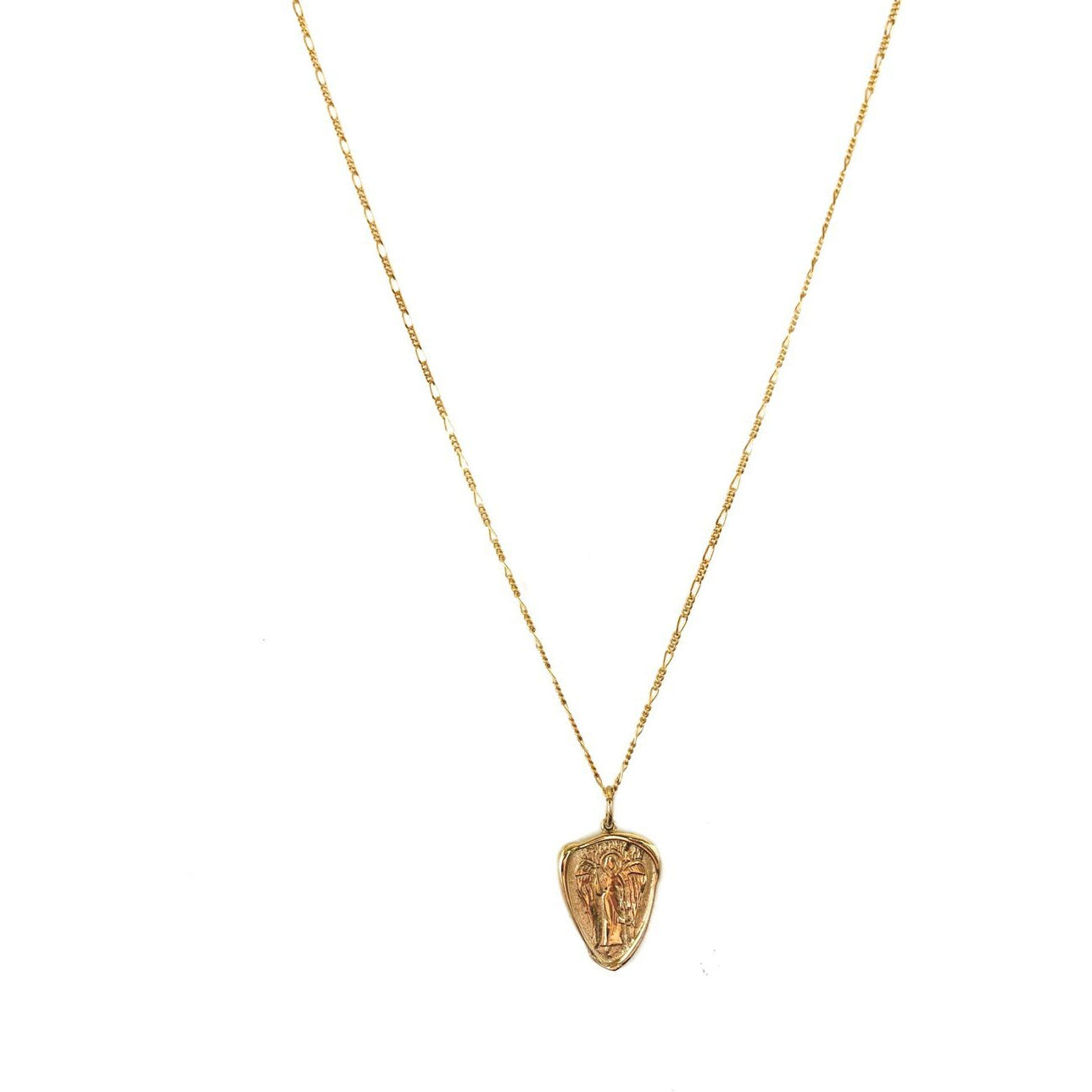 Gold Guardian Angel Necklace – SHALLA WISTA STUDIO