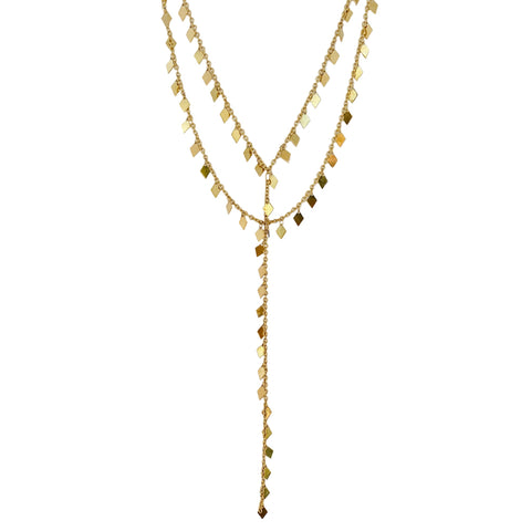 Gold Diane Funky Necklace