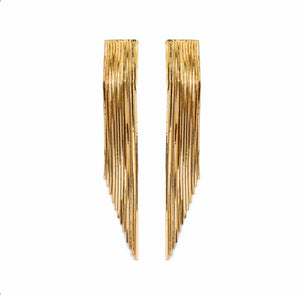 Gold Fringe Earrings