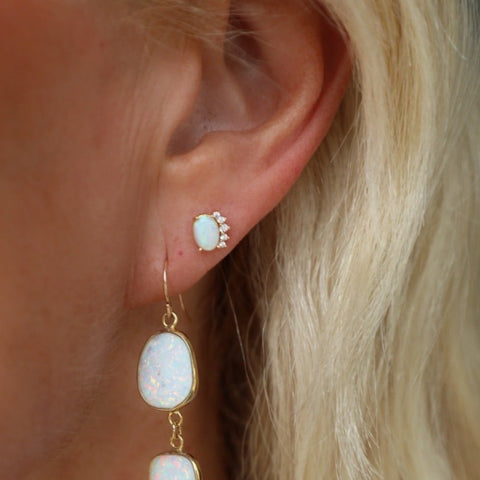 Opal Studs