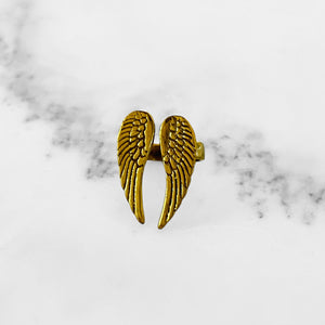Brass Wings Ring