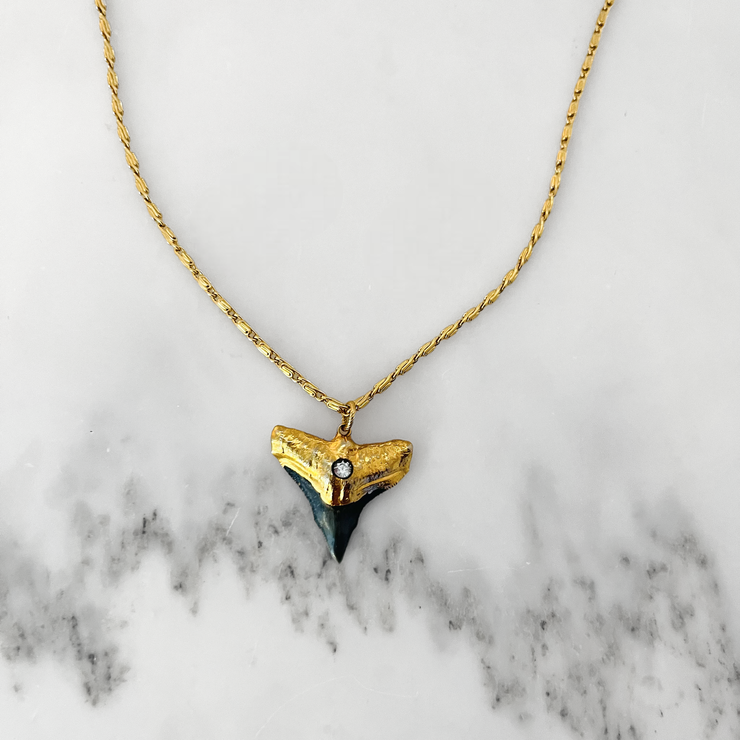 Gold // Charcoal Finley Necklace