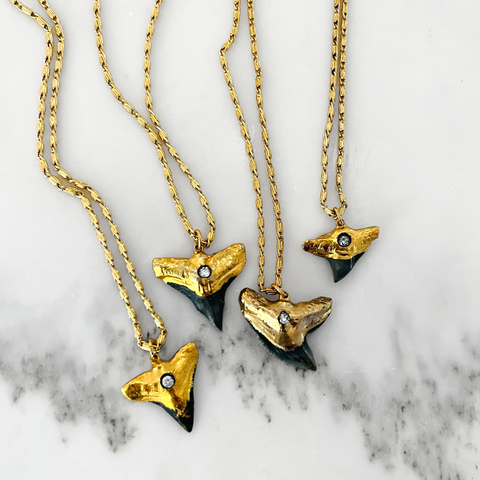 Gold // Charcoal Finley Necklace