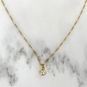 Gold Lotte Necklace