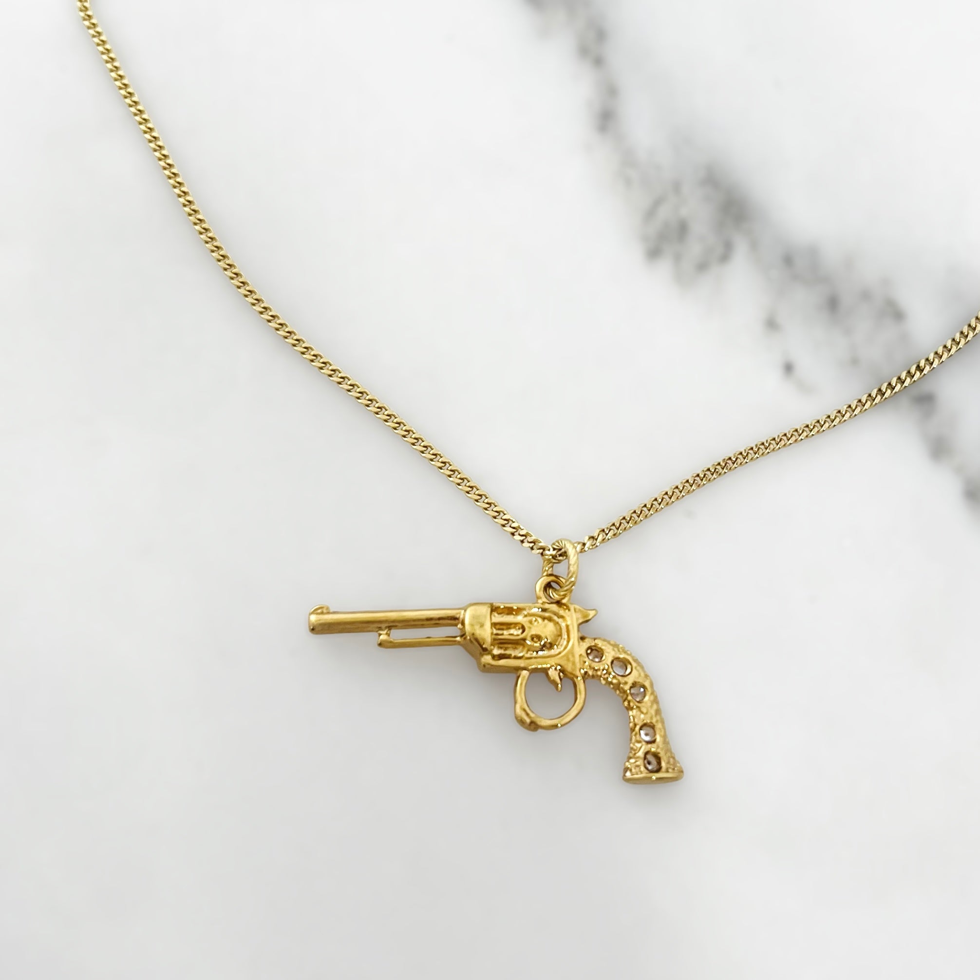 Gold Doc Holliday Necklace