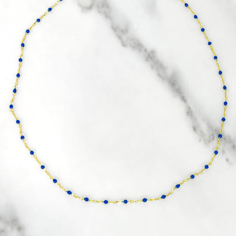 Blue Poppy Choker